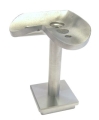 Eck-Handlaufst�tze f�r Pfosten 40/40/2,0 mm u. Hdl. 42,4 mm, V2A